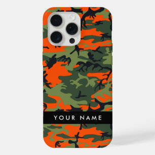 Motif de camouflage orange, Votre nom, Personnalis