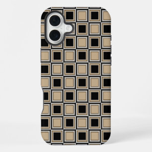 Coque iPhone 16 Plus Motif de carrés