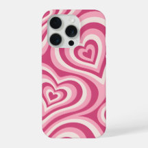 Motif de cœur stratifié rose