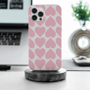 Motif de cœurs roses, romantique, amour
