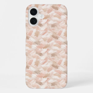 Coque iPhone 16 Plus Motif de coup de pinceau abstrait