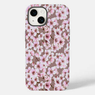 Coque Pour iPhone 14 Motif de fleurs de cerisier
