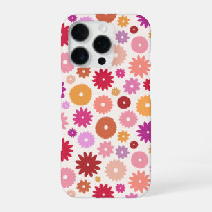 Coque iPhone 16 Pro Motif de floraisons colorées