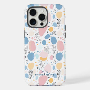 Motif de galet pastel abstrait doux