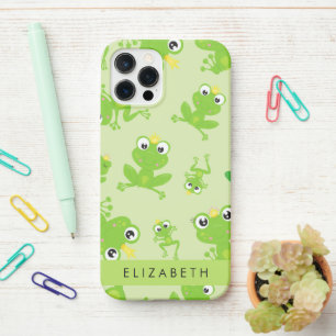 Coque iPhone 12 Pro Motif de grenouille, Grenouille verte, Prince de g