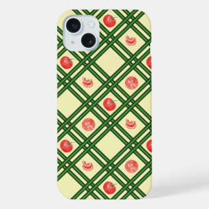 Motif de jardinier de tomates fraîches