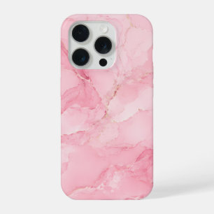 Motif de marbre à l'aquarelle rose