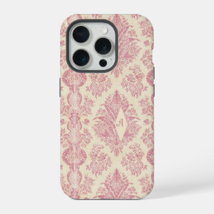 Motif de monogramme rose victorien Damas