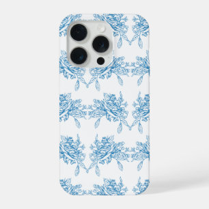 Motif de toile bleu français