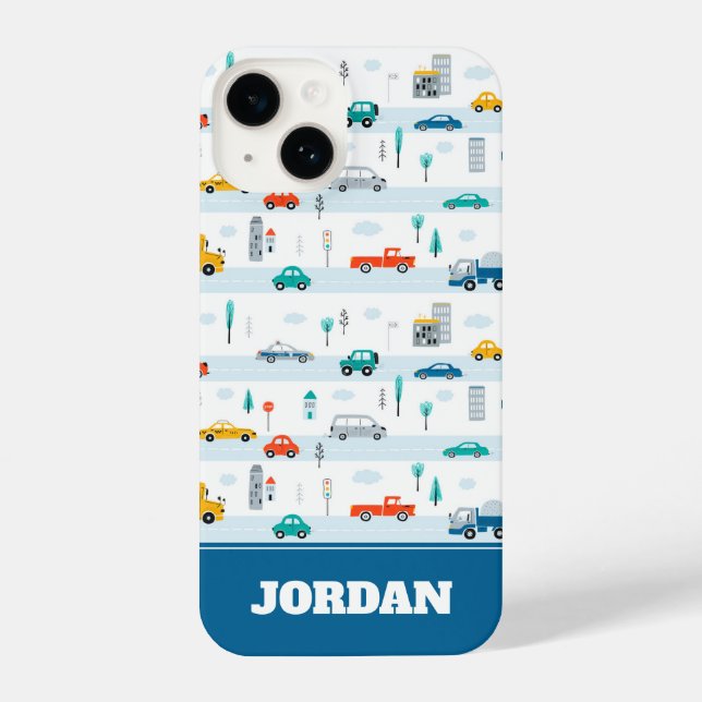 Coque iPhone Motif de véhicule routier migre (Verso)
