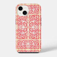 motif de volutes de corail