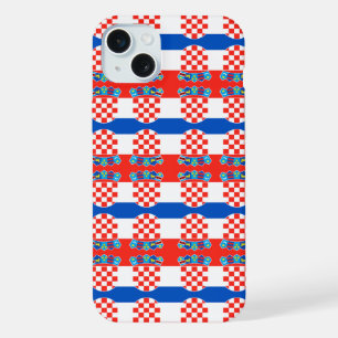 motif du drapeau de la Croatie