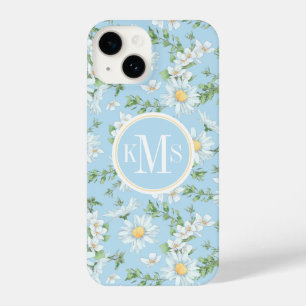 Coque Pour iPhone 14 Motif du jardin fleuri Pastel Daisy
