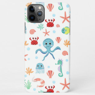 Coque iPhone 11Pro Max Motif du monde marin