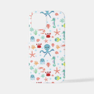 Coque iPhone 12 Mini Motif du monde marin