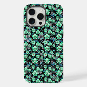 Motif floral 17.b Fond noir