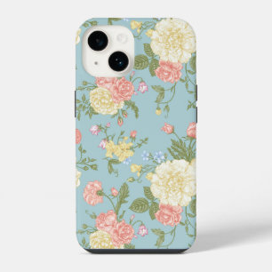 Coque Pour iPhone 14 Motif floral de pivoine de jardin