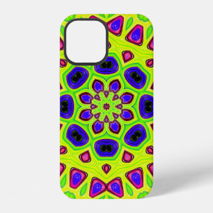 Coque iPhone 12 Motif floral moderne. Illustration matricielle. Pe