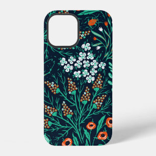Coque iPhone 12 motif floral sans couture avec floraisons estivale