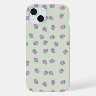 Motif Fraises Violettes