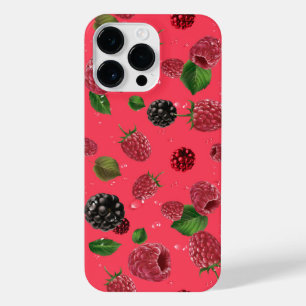 Coque Pour Pour iPhone 14 Pro Max Motif framboise