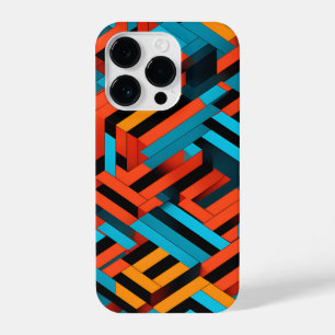 Coque Pour iPhone 14 Plus motif géométrique 3D dynamique 1
