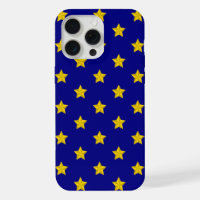 Motif Gold Stars, Bleu Marine, Exclusive