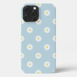 Etui iPhone 13 Pro Max Motif illustratif sur bleu pâle