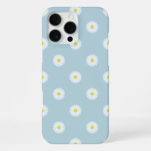Coque iPhone 16 Pro Max Motif illustratif sur bleu pâle