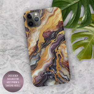Motif Marbre Personnalisé Violet Noir Gris Blanc O