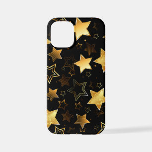 Coque iPhone 12 Mini Motif sans couture avec étoiles d'or