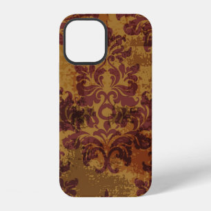 Coque iPhone 12 Motif sans couture baroque rococo
