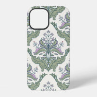Motif sans couture classique à damas floral