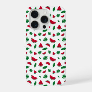 Motif sans couture d'été de pastèque tropicale
