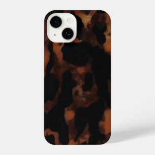 Coque Pour iPhone 14 Motif sans fil Tortoiseshell, Chic TortoiseShell