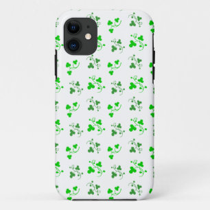 Coque iphone Motif Shamrock vert