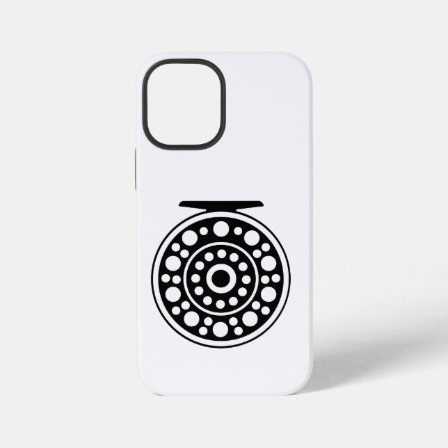 Coque iPhone Moulinet de pêche à la mouche (Verso)