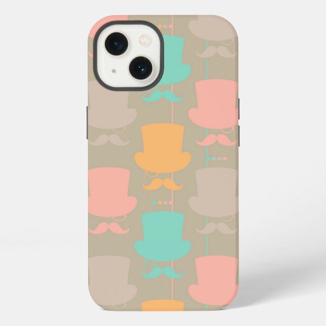 Coque iPhone Moustache 2 (Verso)