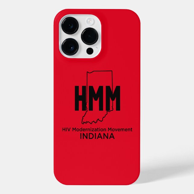 Coque iPhone Mouvement de modernisation du VIH Indiana (Verso)