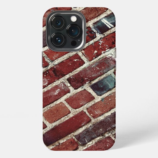 Coque iPhone Mur de briques texture cool (Dos)