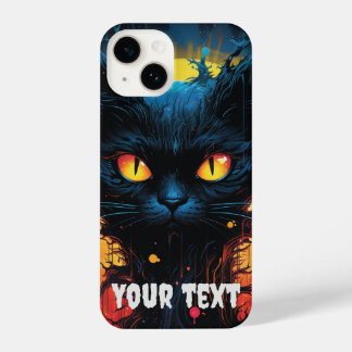 Coque Pour iPhone 14 Mystic Midnight Feline