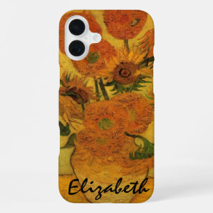 Coque iPhone 16 Plus Nature morte de Vincent van Gogh Vase avec 15 tour