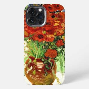 Etui iPhone 13 Pro Max Nature morte, vase avec marguerites et coquelicots