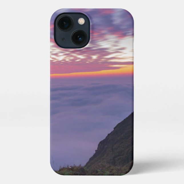 Coque iPhone Nature Sunset Exploration Voyage Randonnée Aventur (Verso)