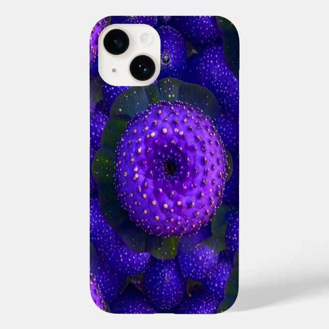 Coque iphone naturel violet vibrant (Verso)