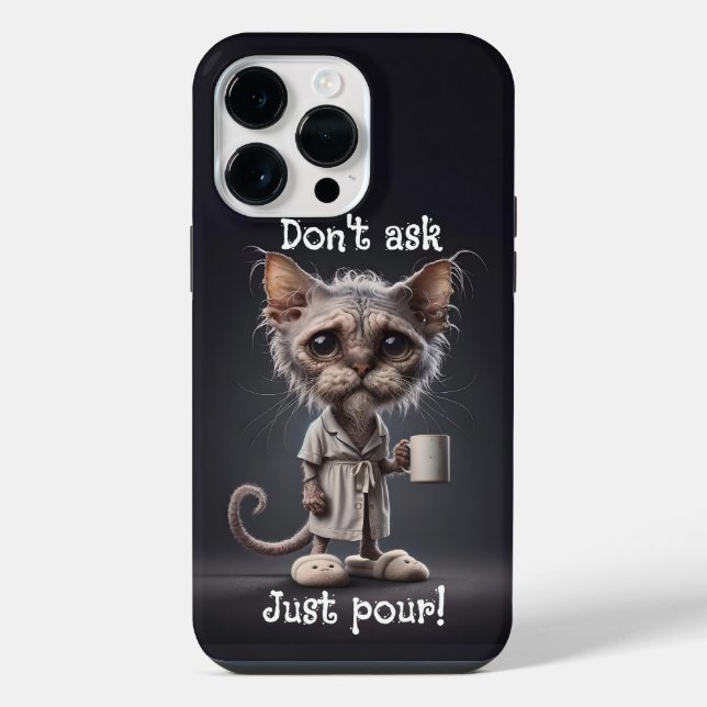 Coque iPhone Ne demandez pas, versez simplement ! (Verso)