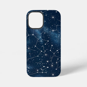 Coque iPhone 12 Mini Nébuleuse Mystique Bleu Turquoise et Étoiles Cosmi