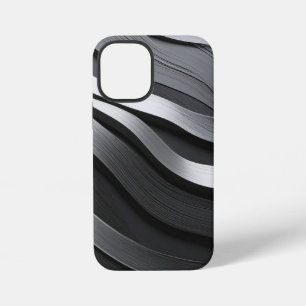 Coque iPhone 12 Mini noir et blanc