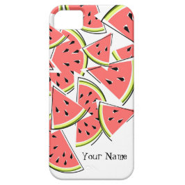 Coque iphone "Nom" de pastèque