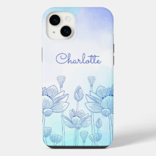 Nom personnalisé Superposition de silhouette flora